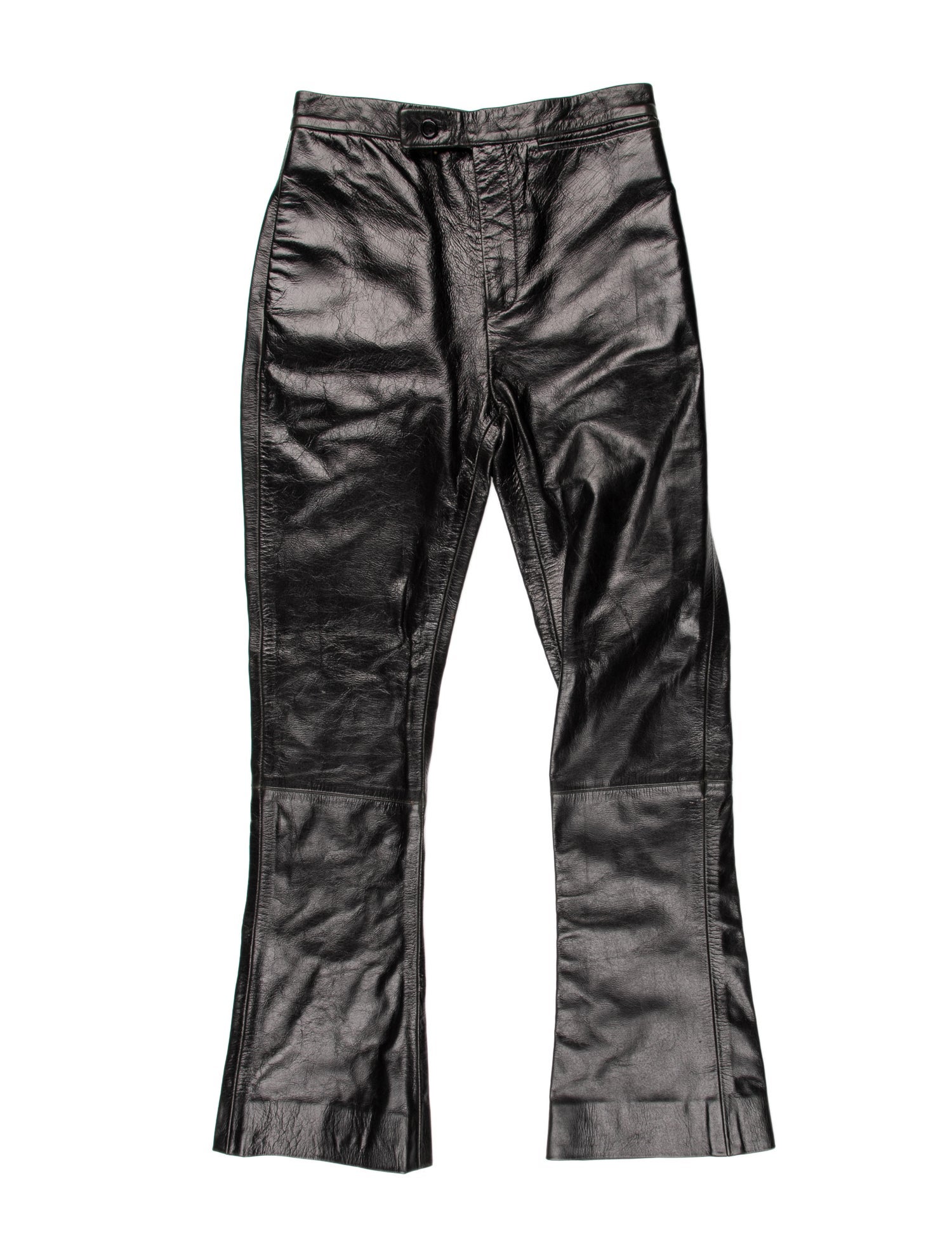 R13 Leather Straight Leg Pants